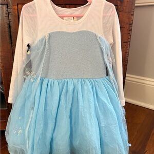 Adorable Blue and White Kids Dress
